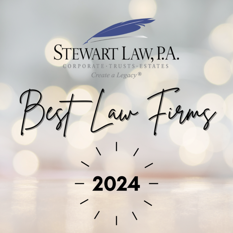 Stewart Law, P.A. Recognized as a Best Law Firm in America® 2024